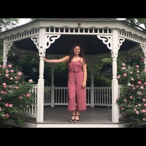 Pink Bandana Print Jumpsuit